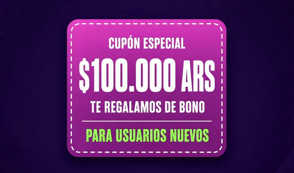 Cupón especial: $100.000 de regalo para usuarios nuevos